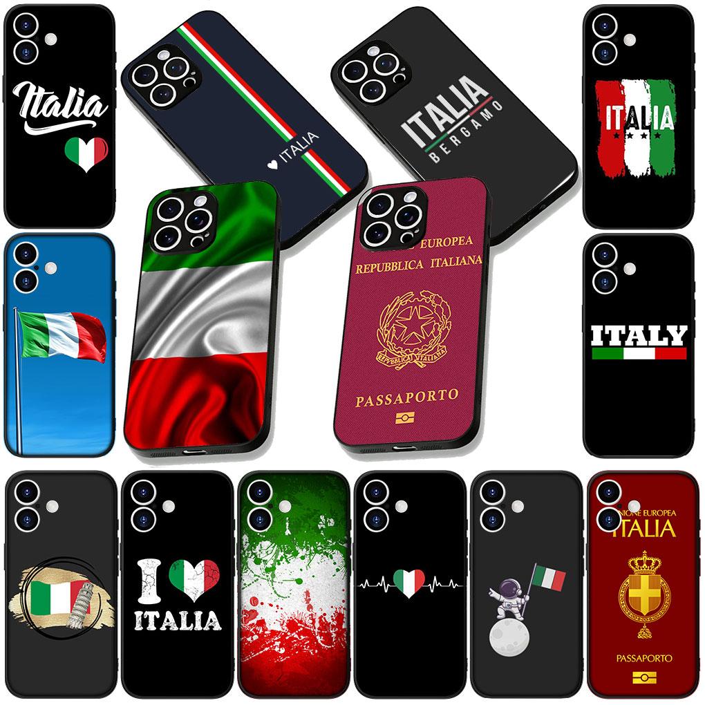 Silikonhülle für Motorola Moto G86 G14 G35 G34 G45 G55 G64 G75 G85 G24 G15 G54 G57 Power Handyhülle Italien Flagge