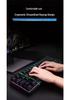 Teclado Gamer Portátil com Luz RGB de 61 Teclas - Sensação Mecânica para E-sports e Uso no Escritório