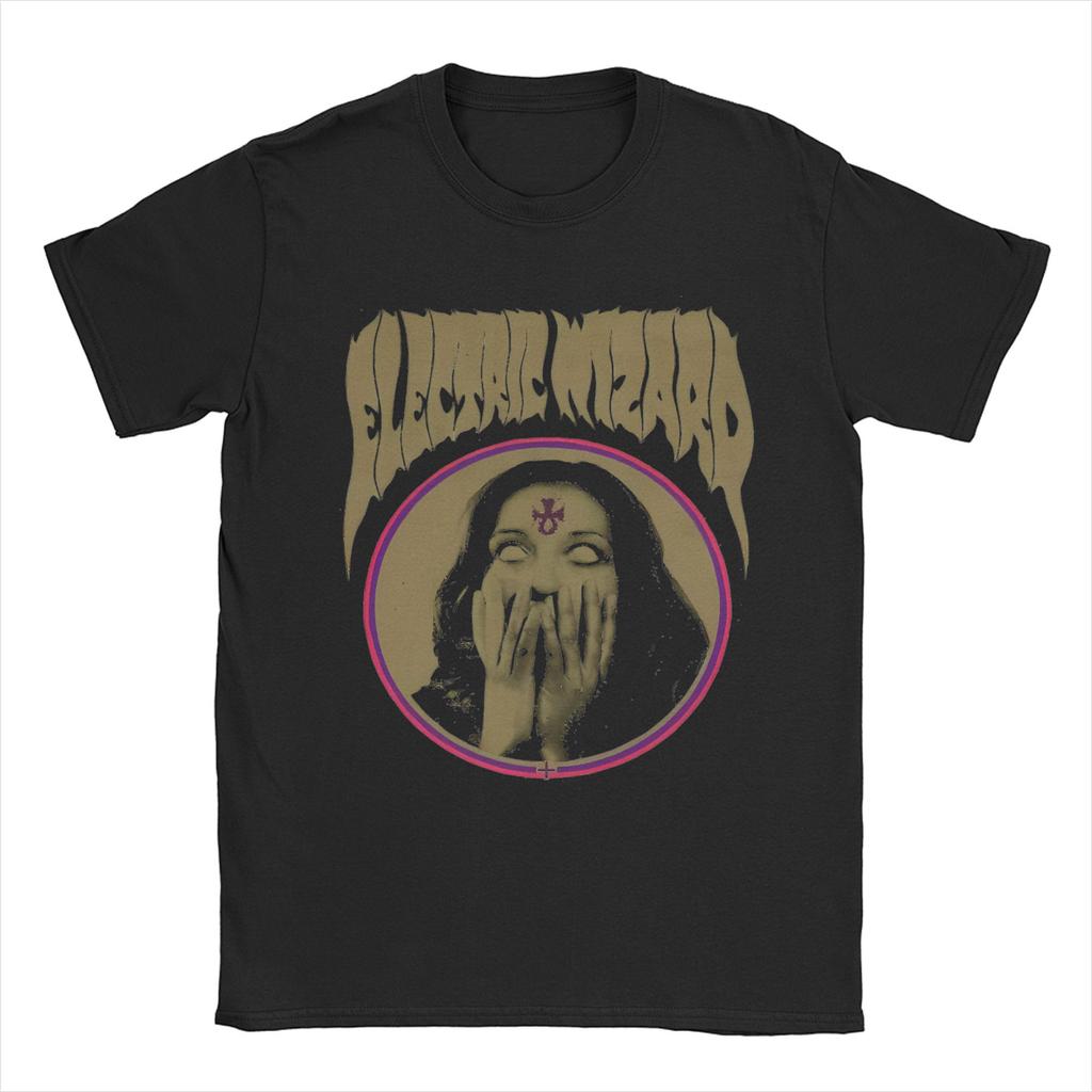 Men Women Electric Wizard  Dopethrone Old School UK Doom Stoner Metal T Shirts Pure Cotton Clothing Short Sleeve Tees TShirts