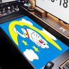 Doraemon Theme Premium Non-slip Mouse Pad with Stitched Edges,Durable Rubber Material,for Desktop & Gaming Great Gifts