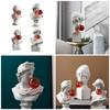 Handcrafts Resins Bubble Blowing Sculpture Funny Greek Mythology Bust Figurine Desk Ornament for Collectors Home Decors