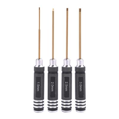 4 Teile/satz 1,5mm 2,0mm 2,5mm 3,0mm Hex Schraubendreher Set für Titan Hexagon Schraubendreher Wrench Tool Kit für Multi-Achse F