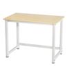40 Inch Computer Desk, Wood Modern Simple Style Gaming Desk for Home Office, Student Study Writing Table with Metal