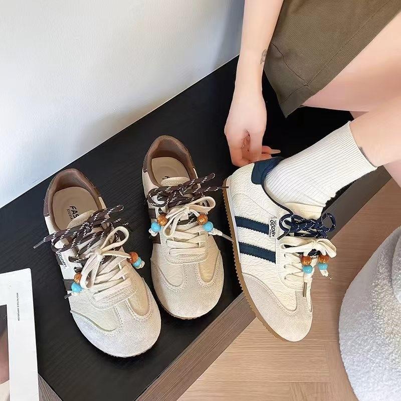 Women's New Autumn Flat-bottomed Middle School Student Versatile Round Head Casual Child