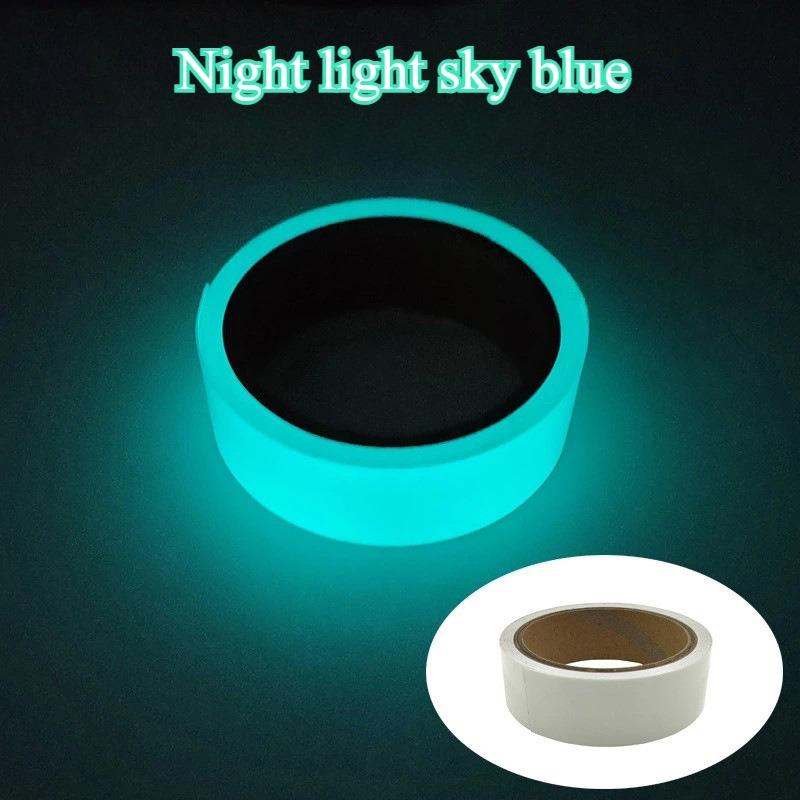 

Светящиеся наклейки с кошкой Клейкая лента Ночь Дом В помещении На улице Самосветящиеся Флуоресцентные полоски Предупреждающая лента для лестниц Сделай сам Сцена синий