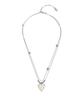Nff Dot Heart Necklace-Ivory