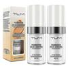 2 Peças TLM Base que Muda de Cor, Base que Muda de Cor Impecável, Base Líquida para Maquiagem Corretivo Facial para Pele Madura