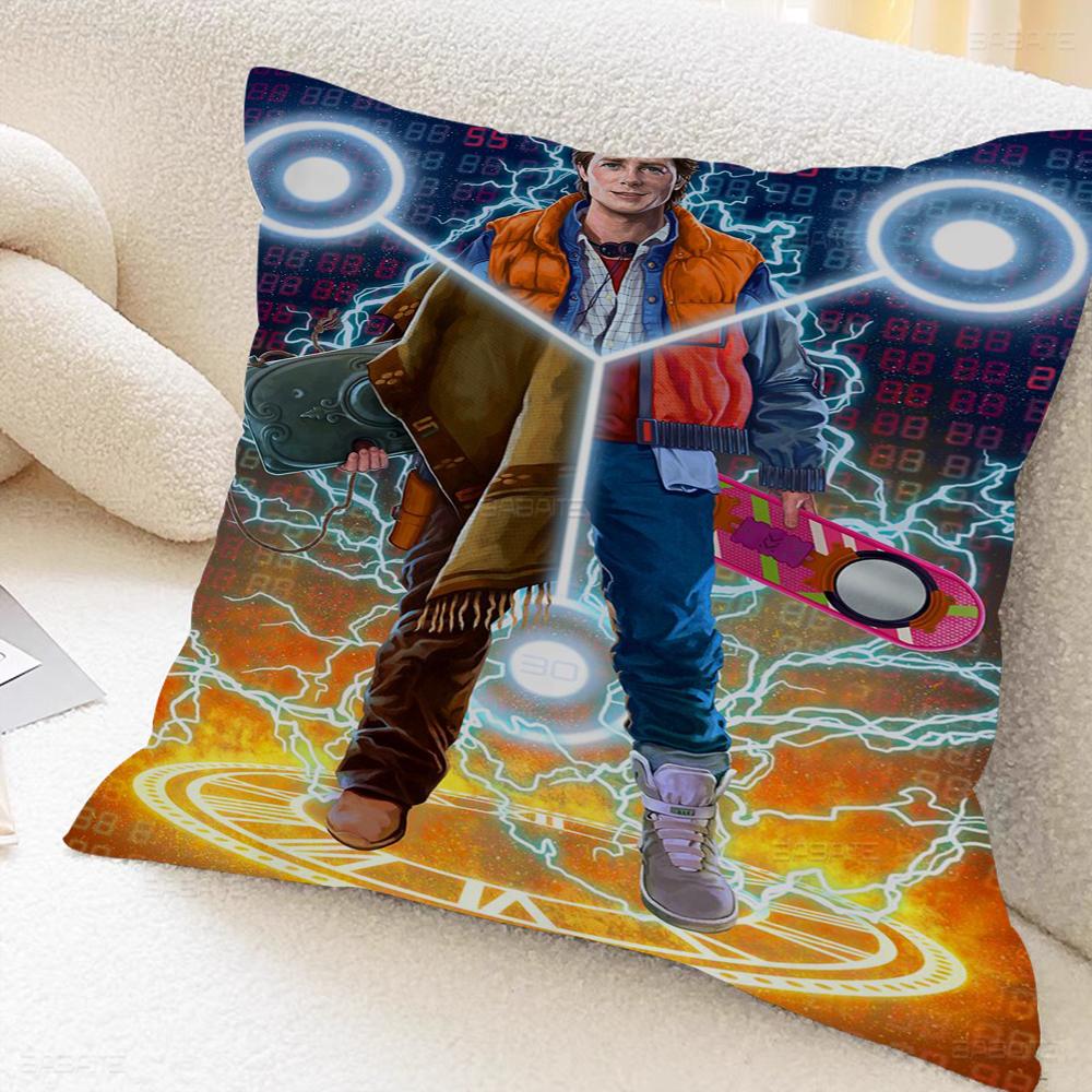 B-back To The F-future Pillowcases Home Bedding Decorative Pillow Cover Wedding Super Soft Pillow Case