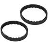 2PCS Vacuum Cleaner Belt Rubber Wear Resistant Vacuum Cleaner Belt Replacement for SHark AZ1002 AZ1000 AX952 AX950