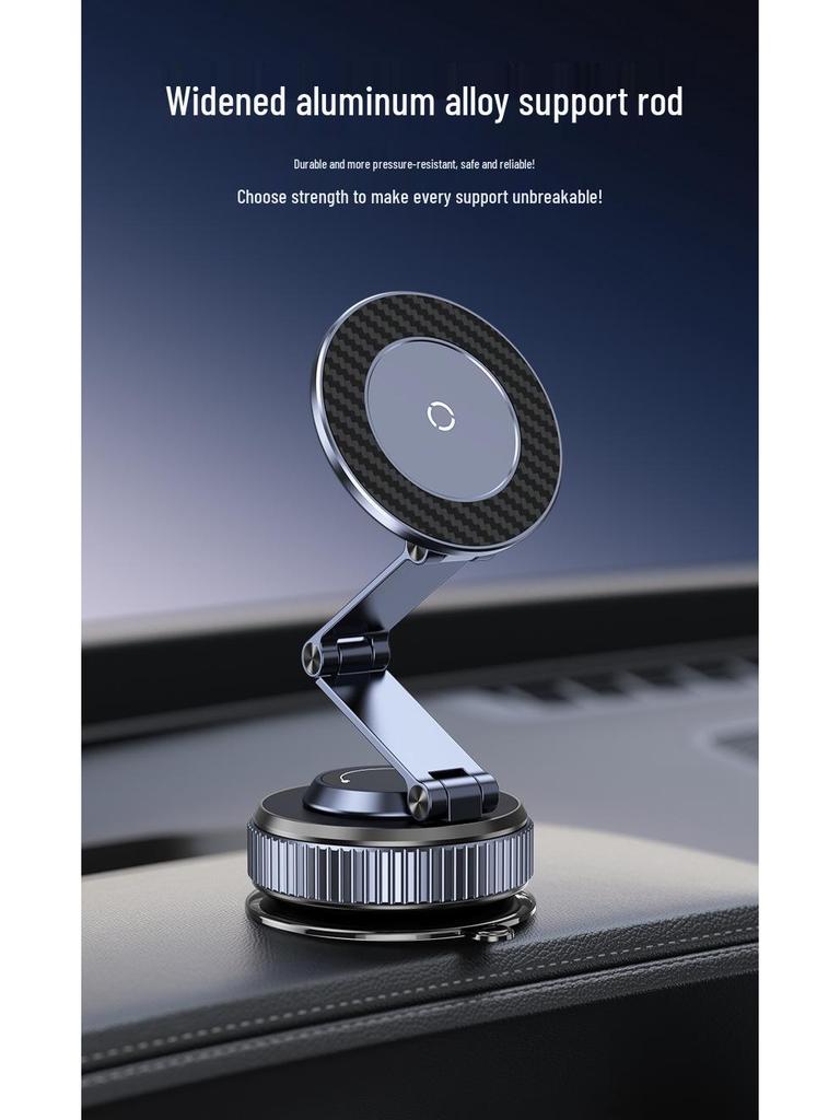 Magnetic Car Phone Holder with Suction Cup for Navigation