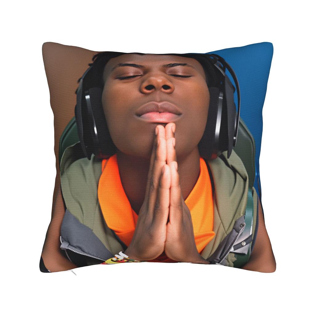 Ishowspeed Extra Meme Pillow Case Retro Trendy Pillow Cover Soft Pillowcases For Sofa Car Home Decor