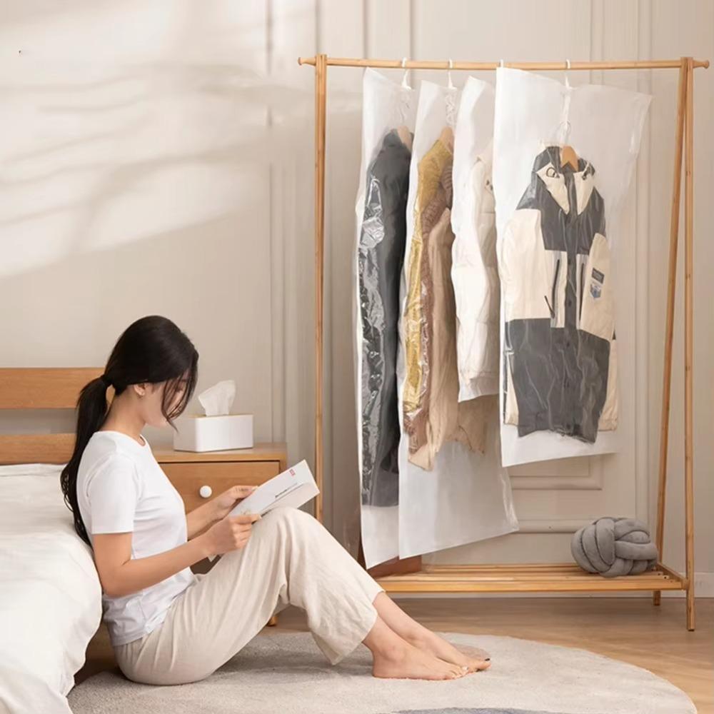 Foldable Clothes Vacuum Compression Bag Transparent Vacuum Seal Storage Bag  Clothes