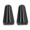 2PCS Guitar Pickup Switch Caps 3 Way 5 Way Toggle Switch Knob Tip Replacement for ST TL Style Electric Guitars Black