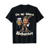 On My Wurst Behavior Funny Oktoberfest Costume Outfit Gerunisex T Shirt Vintage Comfortable Slightly Designer Clothes Homme