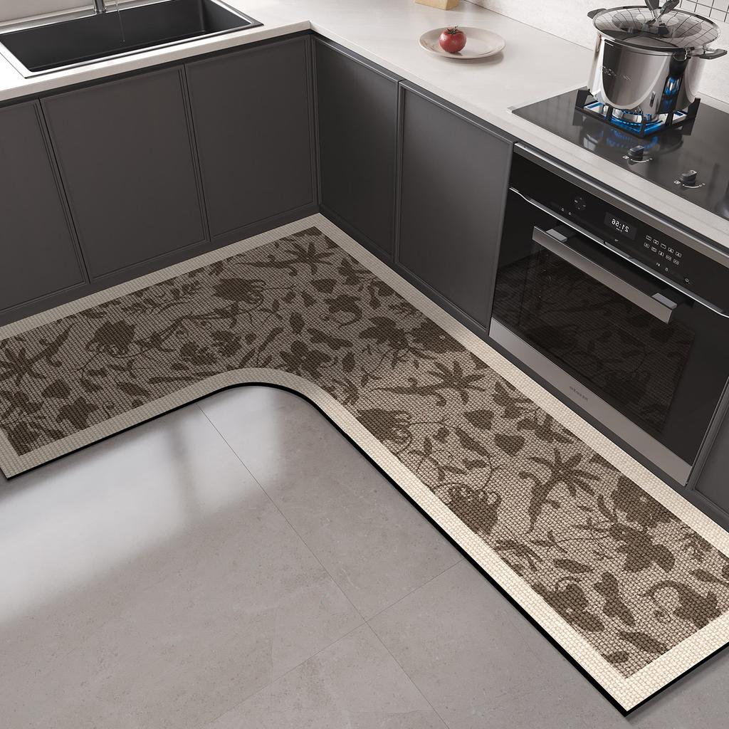 Mata kuchenna podłogowa Ziemia okrzemkowa Maty PCV w kształcie L Chłonna Zmywalna Antypoślizgowy Dywan Chłonna olej Dywaniki pod stopy Alfombra Cocina
