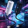 Car Ambient Light USB Projector Lamp with 2 Films Moon & Milky Way LED Projection Powered Night Light 360 Degrees Rotating for Car Bedroom Ceiling