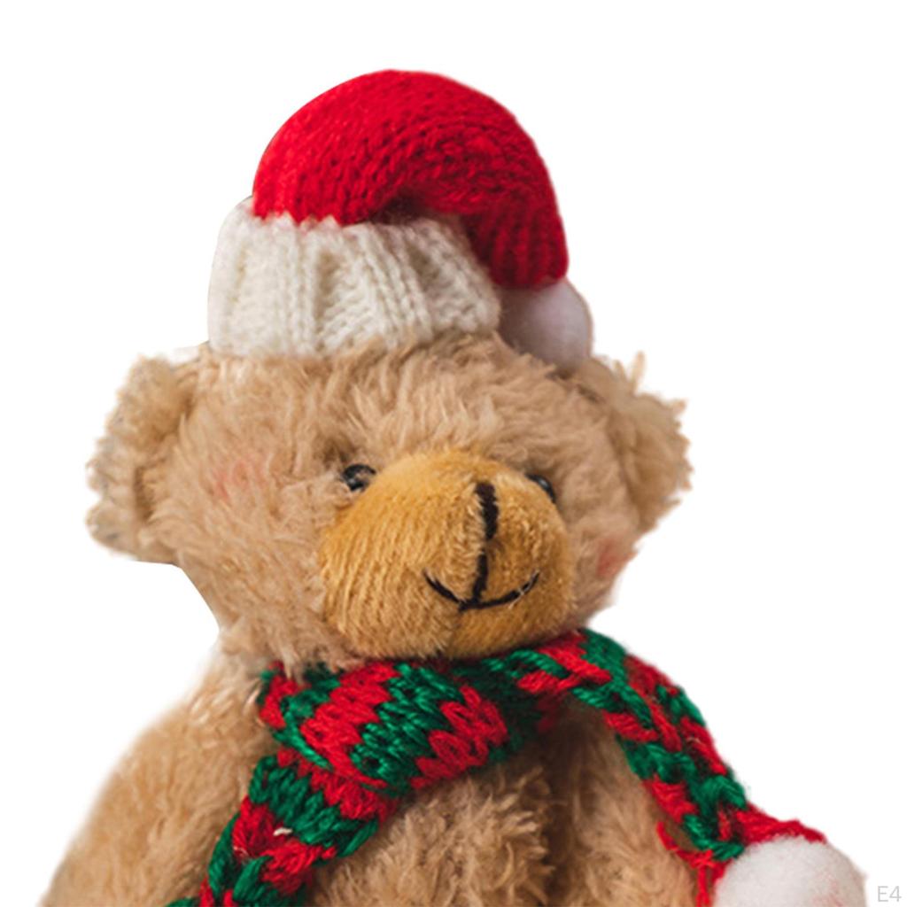 Weihnachten süße Plüsch Bär Puppe erröten Ornament Sammler Charme Dekoration für Wohnzimmer