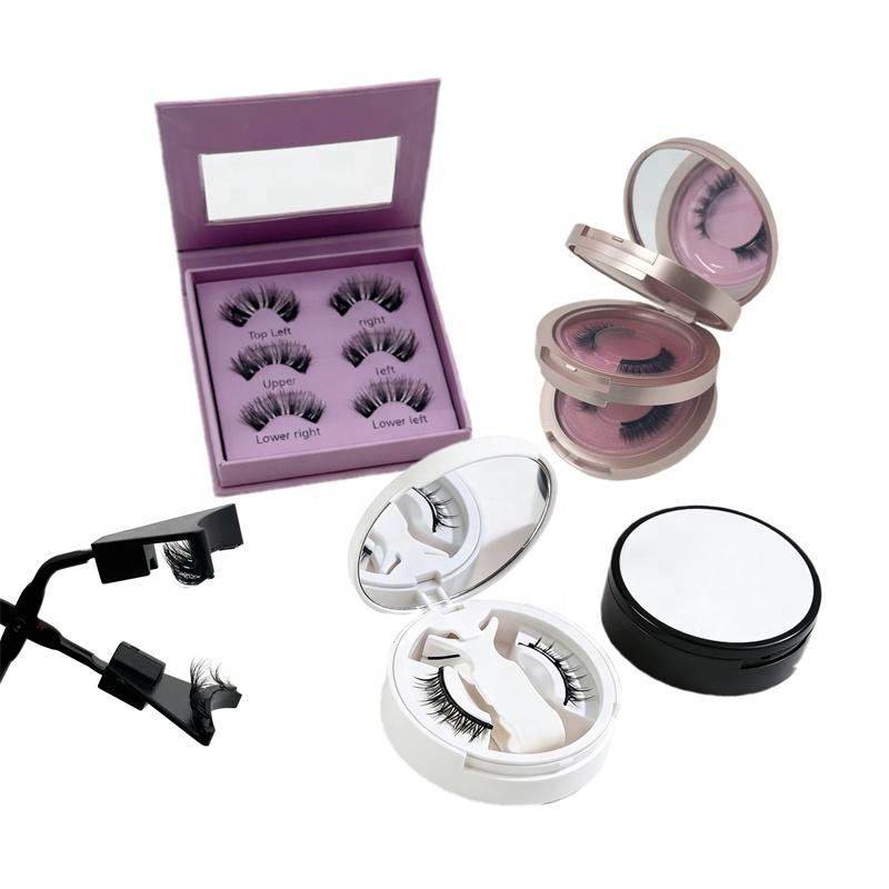 NEUE ANKUNFT Mehrfachpack Wimpernbox für Magnetwimpern Weich Leicht Tierversuchsfrei Natürliches Aussehen Superfein mit Pinzette