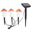 Mushroom Shaped Lawn Lamp Solar Garden Lights LED Waterproof Lamp for Outdoor Pathway