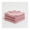 Like a Cloud Mini Bath Towel, Fluffy, Set of 3, 50 X 100, Compact, Cotton, Lightweight, Smoky Pink