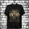 The Outsiders Stay Gold Vintage Black Cotton Unisex T Shirt