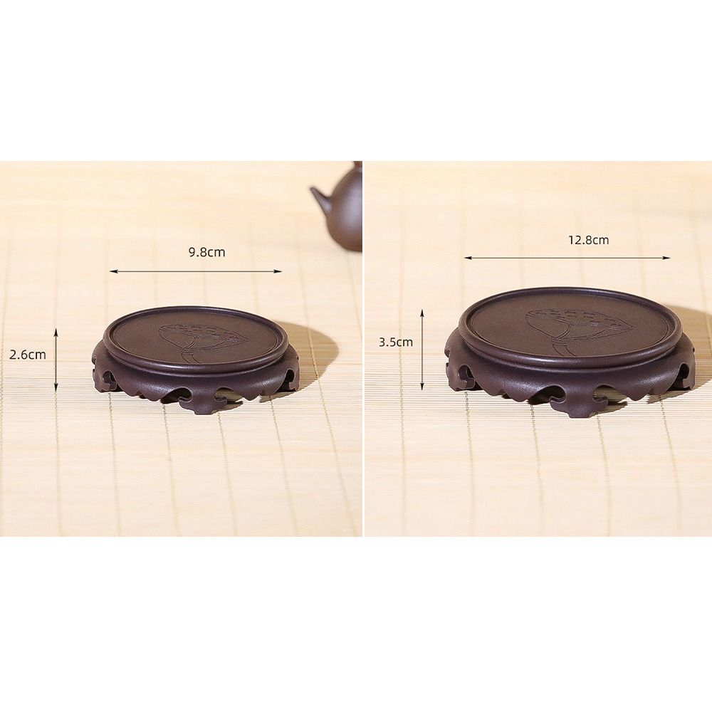 Circular Flower Pot Tray Solid Color Fish Bowl Decoration Stand New Flowerpot Base  Home