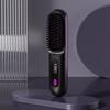 Anti-Static Hair Straightener Brush with Conditioning Function Portable Straightening Comb for Healthy-Looking Hair