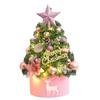 Cozy Corner Decor Pink Cozy Decoration Compact Holiday Decoration Artificial Compact Tree Colorful Decorations