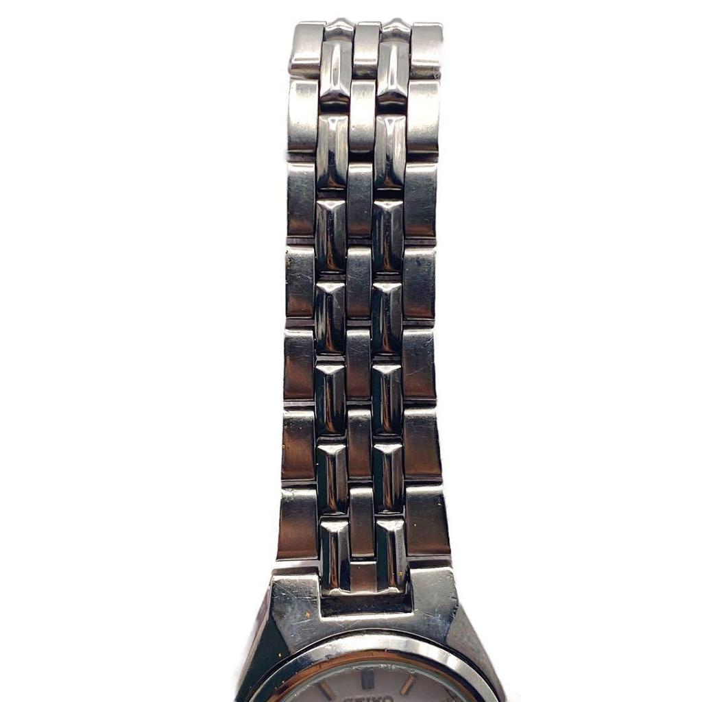 [USED] SEIKO Automatic Round Silver Date Women's Watch 1091