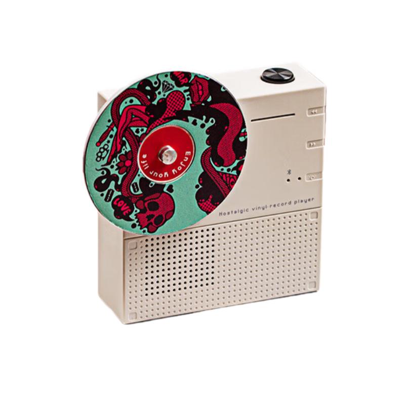 

HYUNDAI Mini Bluetooth Record Player Speaker YH-F033