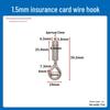 Adjustable Double-Lock Hanging Hook for Steel Wire Rope & Expansion Bolt