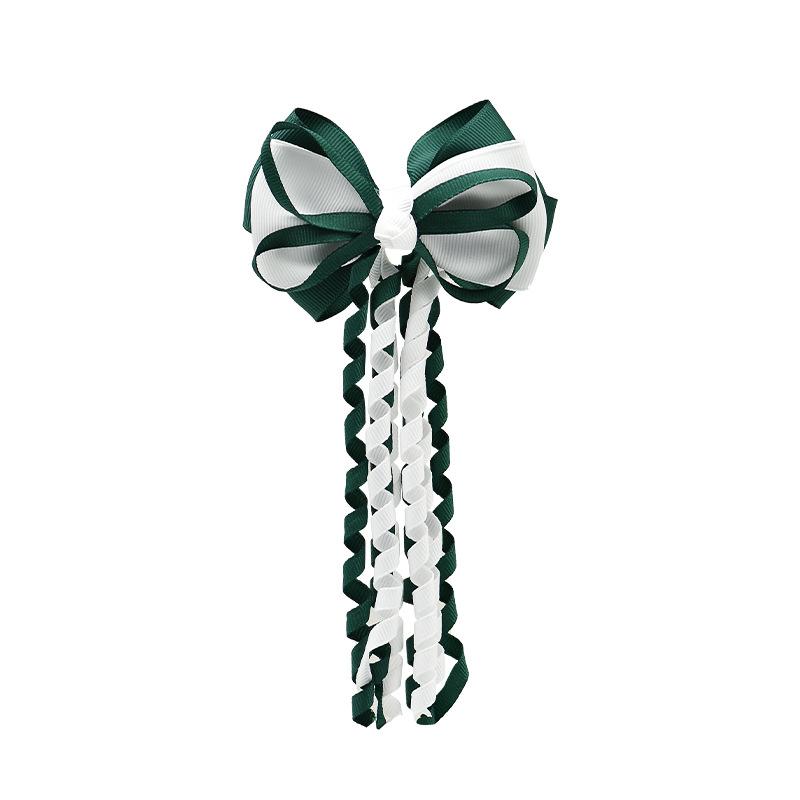 Festival Hair Clips Bow Hairpins Curly Ribbon Tassels Hair Decoration For Girls Hair Accessories