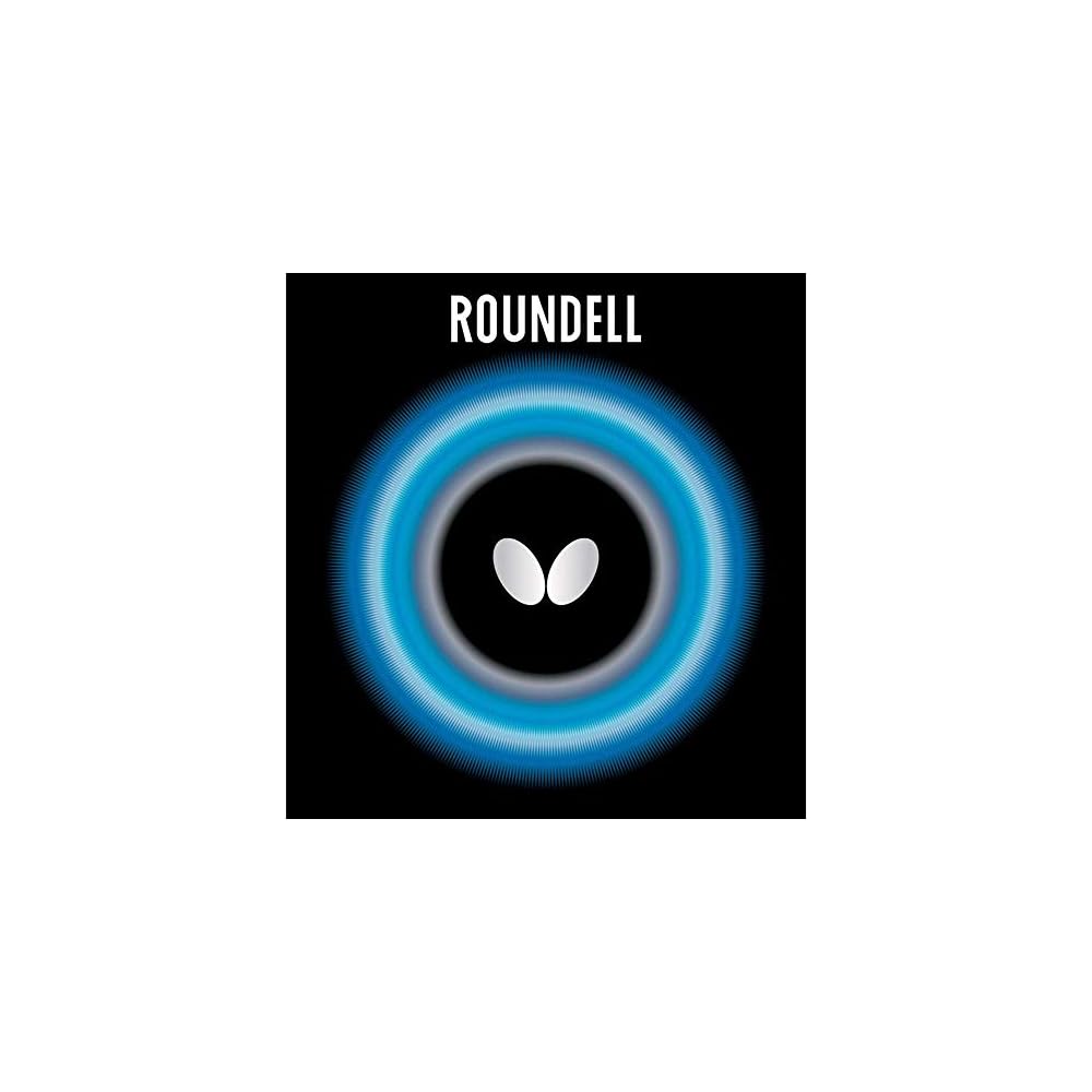 Butterfly Roundell Black 05860 278 TA Lightweight Table Tennis Paddle with Comfortable Grip