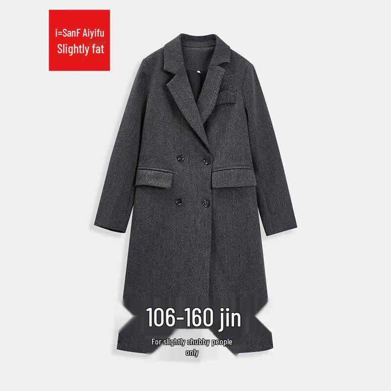 

IEF Women s Mid-length Wool Blend Coat XL