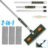 170CM Window Cleaning Tool Glass Squeegee with 4 Microfiber Pad Head Rotatable Shower Floor Cleaner Mop Household Cleaning Brush