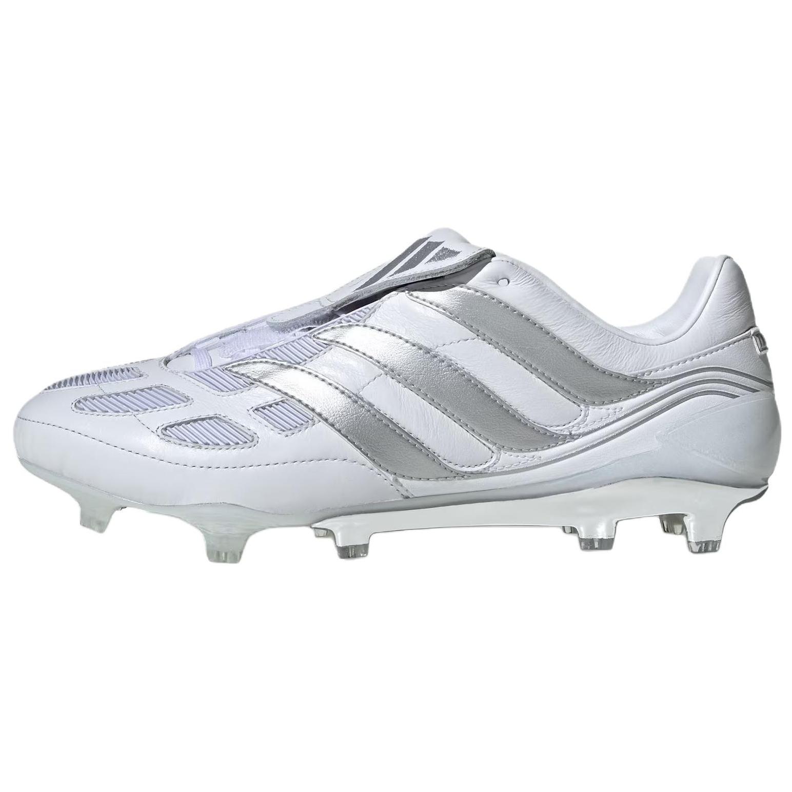 

Adidas Predator Precision Fg White Silver Metallic Sneakers JS0571 42⅔
