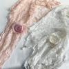 Elegant Hollow Out Mesh Head Wrap Soft Cupro Fiber Hat Bandana Headscarf For Summer Fashion Accessory