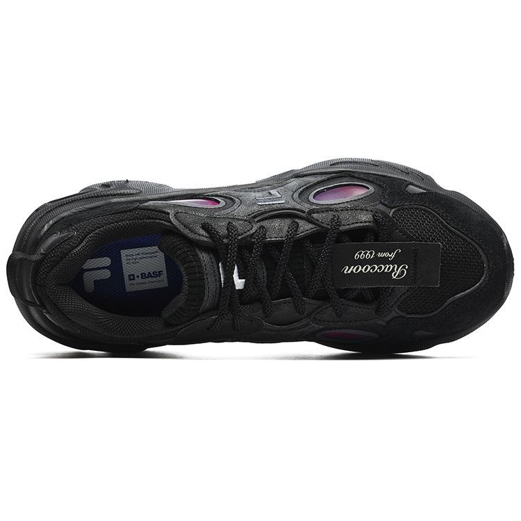 Fila Fusion Raccoon Trend Sports Low-Top Lifestyle Shoes Men Sneakers Black T12M241117FBP