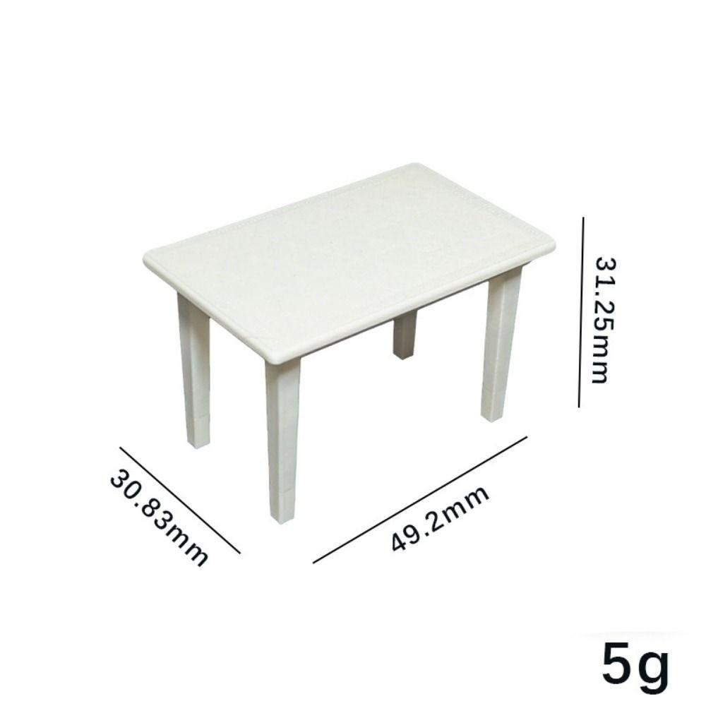 Multistyles Dollhouse Miniature Wood Desk Doll House Decoration Accessories