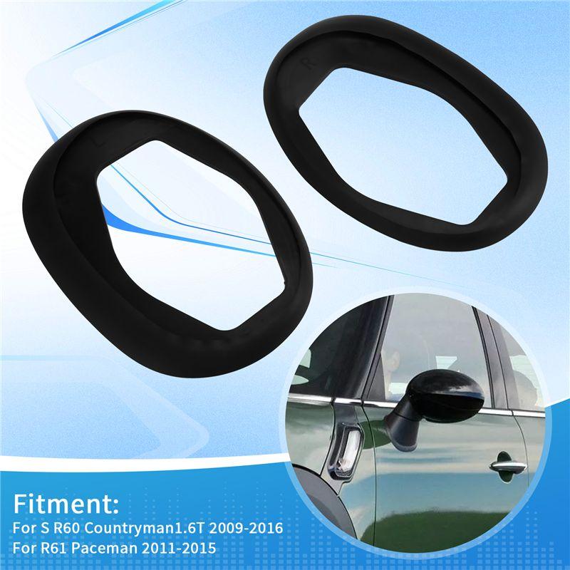 A64P-Car Exterior Rearview Mirror Base Rubber Seal Gasket Pad For BMW MINI Cooper S R60 R61