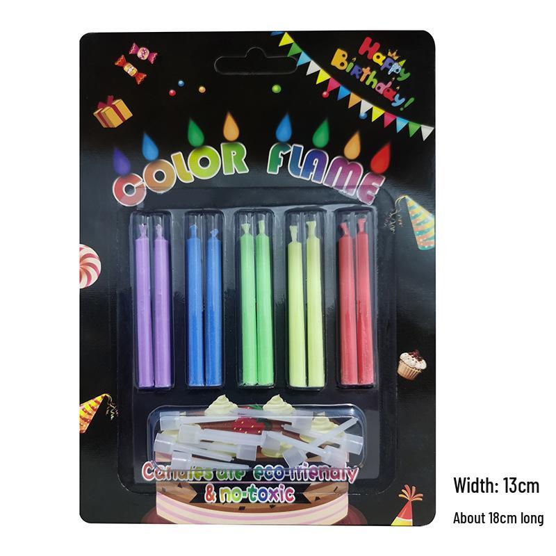 

Цветные свечи для торта на день рождения - Креативные праздничные свечи