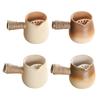 Kolip Mini Ceramic Teapot HandmadeTea Pot Travel Tea Mug For Carbon Furnace Electric Ceramic Furnace