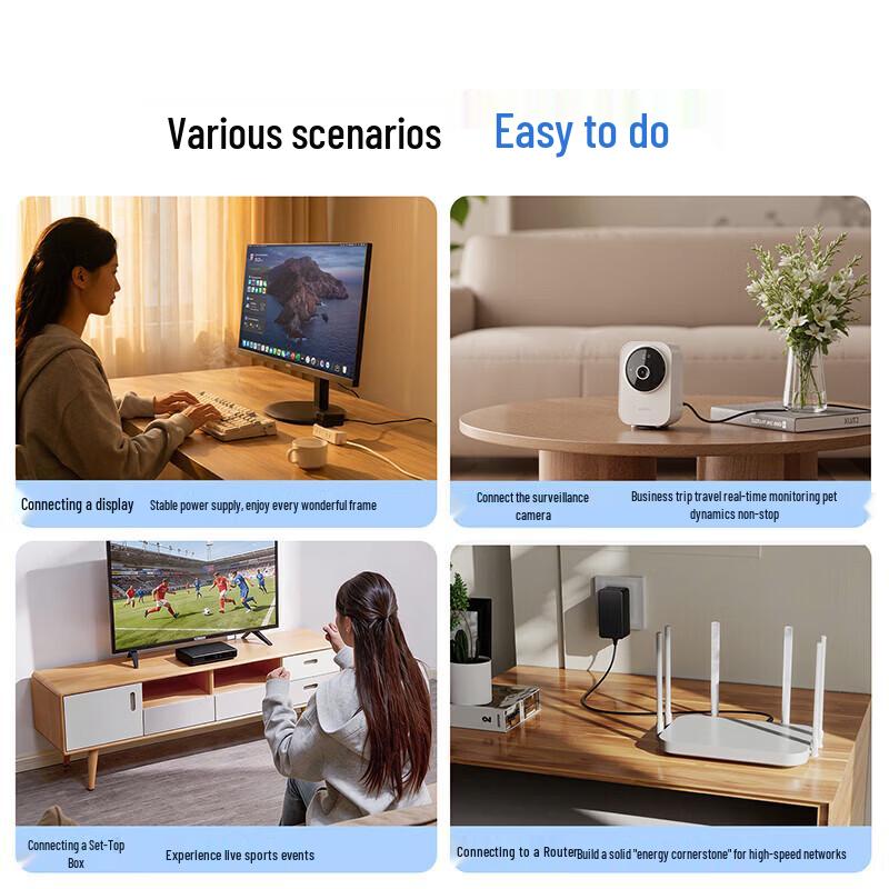 Llano 12V 1A/2A Universal Power Adapter