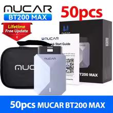 Lifetime Free Update MUCAR BT200 Max OBD2 Scanner CAN FD Bi-Directional Control All System Diagnostic Tool 15 Reset for All Cars