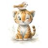 Boho Style Cartoon Animal Illustrations Posters Prints Canvas Painting Wall Art Picture Living Room Home Baby Room Nursery Decor
