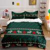 Knitted Reindeer Holiday Pattern Bedding Duvet Cover Set Duvet Cover Pillowcases  (1*Duvet Cover 2*Pillowcases, Without Duvet Insert)