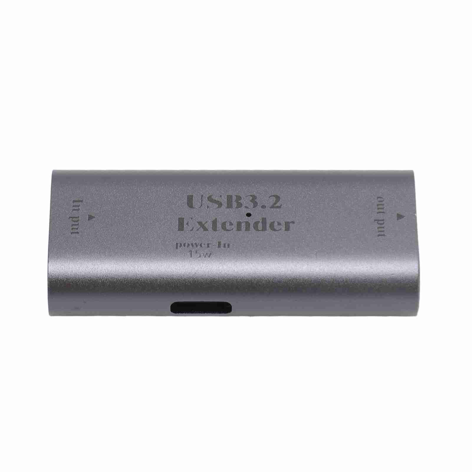 

Удлинитель сигнала USB 3.2 5 Гбит/с 10 м на большие расстояния Портативный усилитель сигнала USB3.2 Адаптер-удлинитель