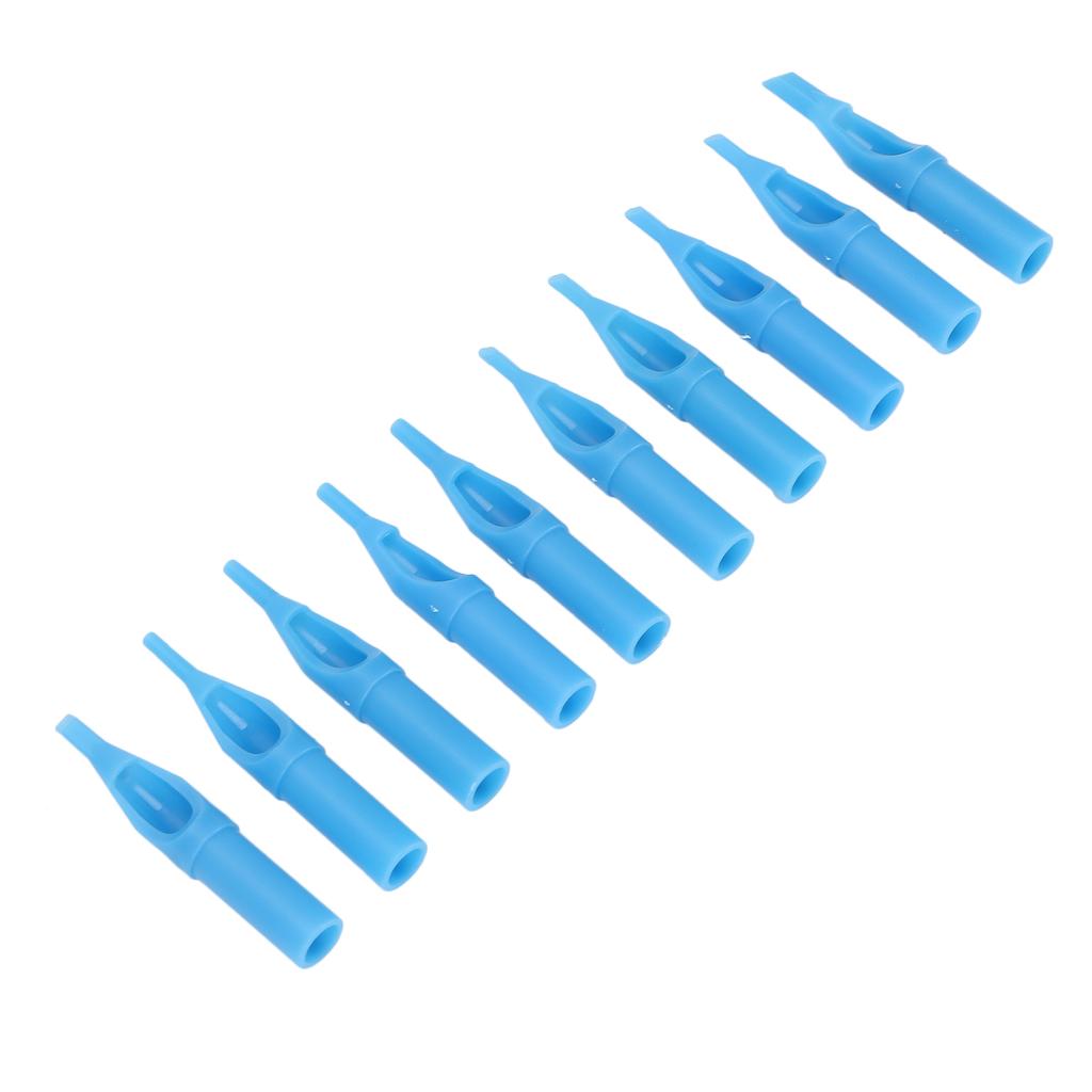 100Pcs Disposable Mixed Tattoo Needle Tip Portable Blue Long Tattoo Tip Accessories