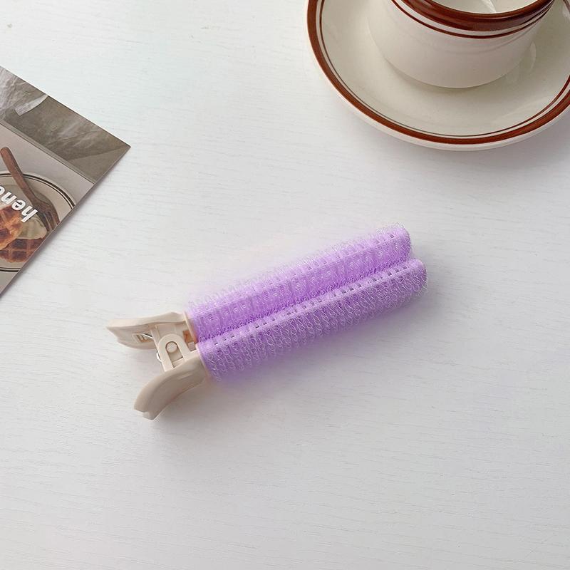 

Новые хорошие безнагревательные увеличивающие объем волос липкие DIY пухлые неэлектрические бигуди инструмент для укладки корневых зажимов 1pcs фиолетовый