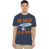 Star Trek Unisex Adult Go Bold T-Shirt